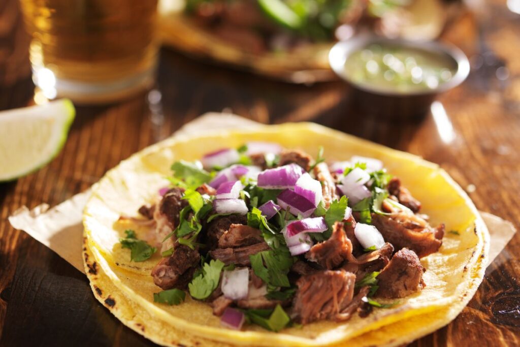 Barbacoa Tacos in Hidalgo