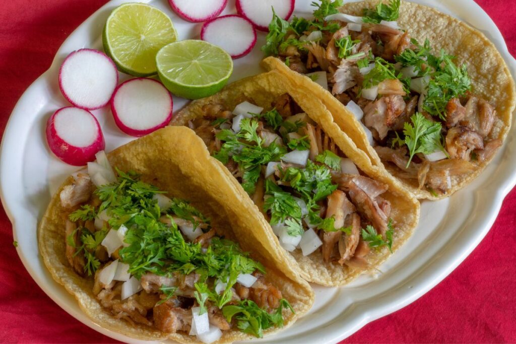 Carnitas Tacos in Michoacán