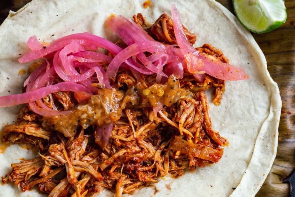 Cochinita Pibil Tacos in Yucatán