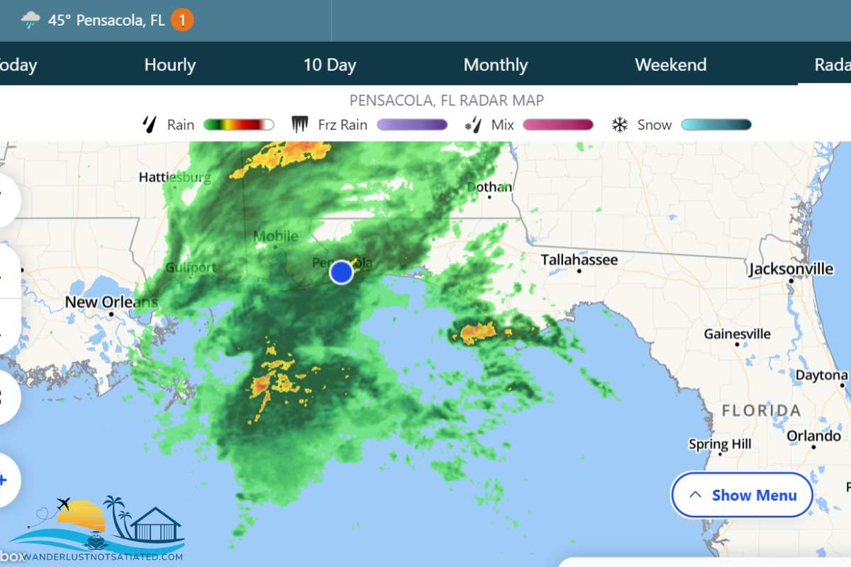 Pensacola Weather Day 1